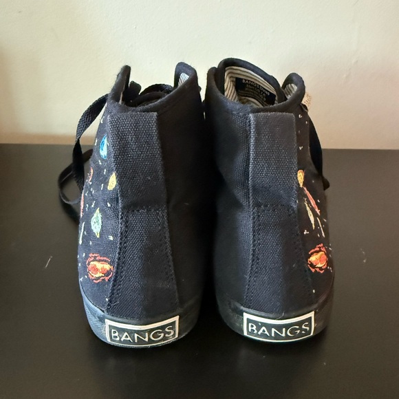BANGS Universe Black Canvas Sneakers Men’s 7.5 / Women’s 9 - Picture 5 of 7